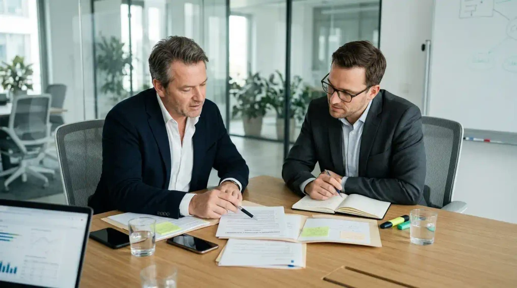 Socios Revisando Contrato Social | DUX Consultoria e BPO Financeiro